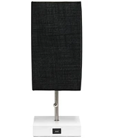 Simple Designs Petite Stick Lamp with Usb Charging Port and Shade