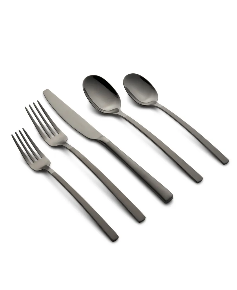 Cambridge Silversmiths Beacon Sand Mirror 20-Piece Flatware Set, Service for 4