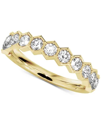 Portfolio by De Beers Forevermark Diamond Honeycomb Band (3/4 ct. t.w.) in 14k White, Yellow or Rose Gold