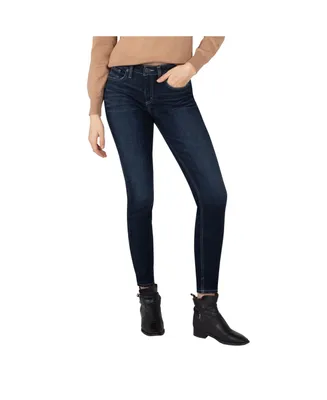 Silver Jeans Co. Women's The Curvy High Rise Skinny Jeans