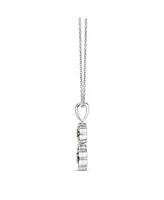 Le Vian Chocolate Diamond & Vanilla Diamonds 18" Pendant Necklace (3/8 ct. t.w.) 14k Rose, Yellow or White Gold
