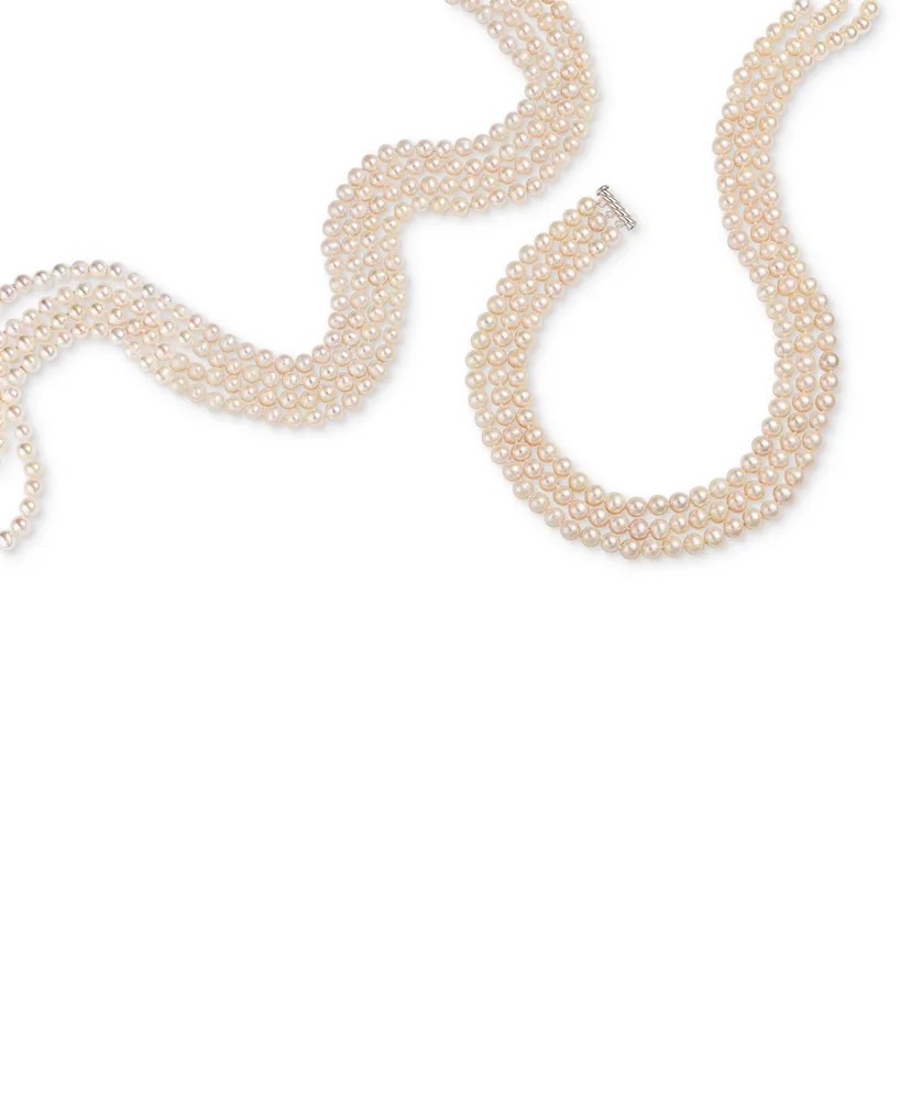 100" Cultured Freshwater Pearl Endless Strand Necklace (7-8mm)