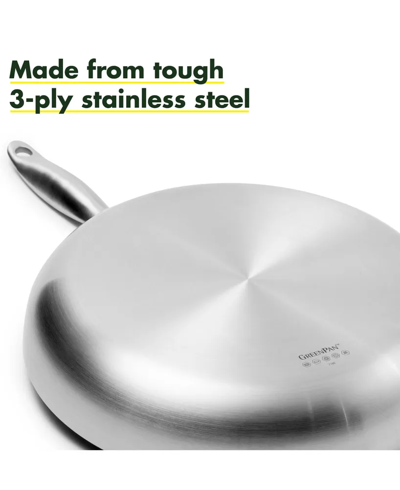 GreenPan Venice Pro 11" Nonstick Stainless Steel Fry Pan