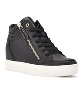 Nine West Women's Tons High Top Hidden Wedge Sneakers