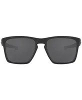 Oakley Men's Polarized Sunglasses, OO9341 Sliver Xl