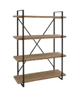 Wood Industrial Shelving Unit