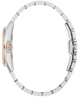 Bulova Women's Surveyor Diamond Accent Two-Tone Stainless Steel Bracelet Watch 31mm - Two