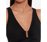 Ralph Lauren Ring Over The Shoulder One Piece Swimsuit