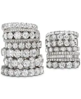 Two-Row Certified Diamond Band Ring in 14k White Gold (2 ct. t.w.)