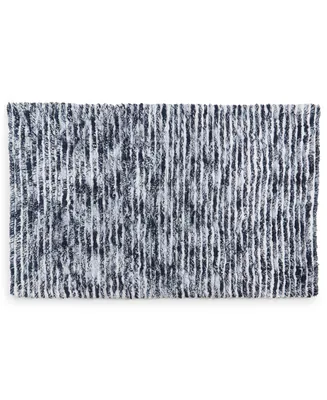Hotel Collection Textured Stripe Bath Rug, 22" x 36", Created for Macy's