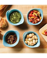 Rachael Ray Ceramics Round Ramekin Dipper Cups, Set of 4