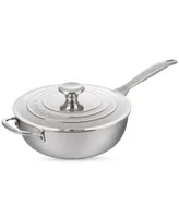 Le Creuset 3.5-Qt. Nonstick Stainless Steel Saucier Pan