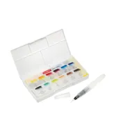 Derwent Inktense Paint Pan Travel Set, 19 Pieces