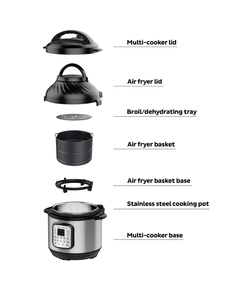 Instant Pot Duo Crisp 11-in-1 Air Fryer and Electric Pressure Cooker