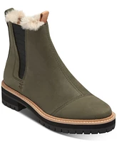 Toms Women's Dakota Cozy Water-Resistant Chelsea Lug Booties