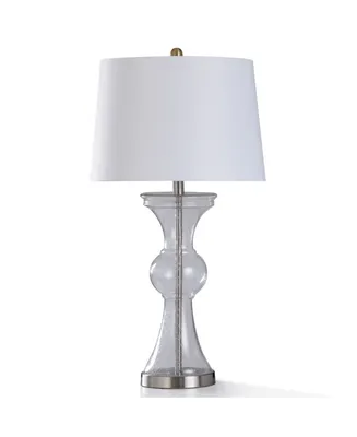 Steel and Glass Table Lamp