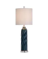 Bay St. Louis Ceramic Swirl Table Lamp