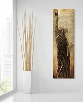 Empire Art Direct Liberty Mixed Media Iron Hand Painted Dimensional Wall Art, 72" x 22" x 2.8"