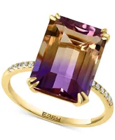 Effy Ametrine (9-5/8 ct. t.w.) & Diamond (1/20 ct. t.w.) Ring in 14k Gold