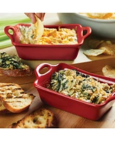 Rachael Ray Ceramics Rectangular Au Gratin Set, 2-Piece