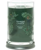 Yankee Candle Signature Large Two-Wick Balsam & Cedar Tumbler Candle