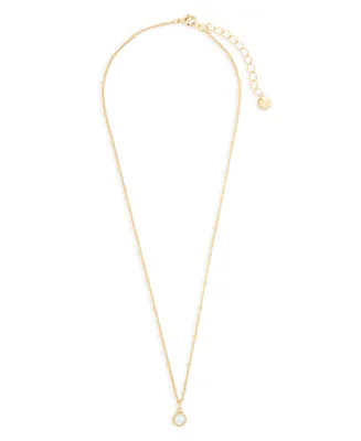 Lane 14K Gold Plated Pendant Necklace - Gold
