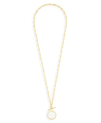 Layla 14K Gold Plated Toggle Necklace - Gold