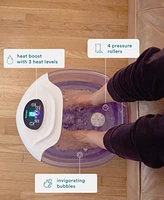 HoMedics BubbleSpa + Epsom Salt Heated Foot Bath