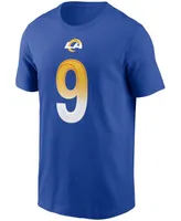 Men's Matthew Stafford Royal Los Angeles Rams Name and Number T-shirt