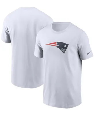 Men's White New England Patriots Primary Logo T-shirt