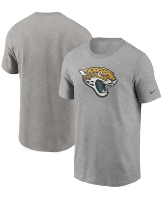 Men's Heathered Gray Jacksonville Jaguars Primary Logo T-shirt
