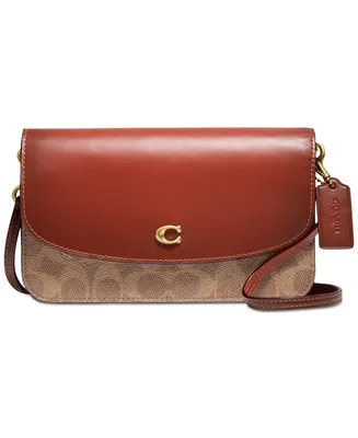 Coach Signature Coated Canvas Hayden Crossbody with Removable Strap