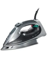 Hamilton Beach Professional Stainless Steel Soleplate Steam Iron