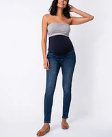 Seraphine Women's Dark Over Bump Super-Skinny Maternity Jeans