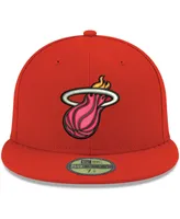 New Era Miami Heat Official Team Color 59FIFTY Fitted Cap