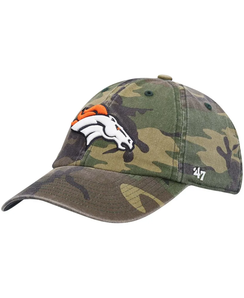 '47 Brand Men's Denver Broncos Woodland Clean Up Adjustable Cap