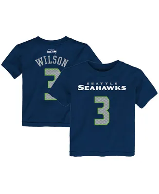 Outerstuff Big Boys and Girls Seattle Seahawks Mainliner Name Number T-shirt - Russell Wilson