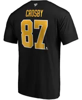 Fanatics Men's Sidney Crosby Pittsburgh Penguins Team Authentic Stack T-Shirt