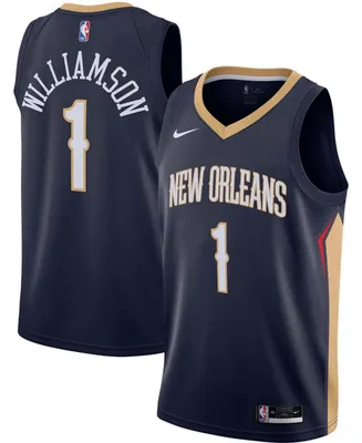 Nike Men's Zion Williamson New Orleans Pelicans 2020/21 Swingman Jersey - Icon Edition