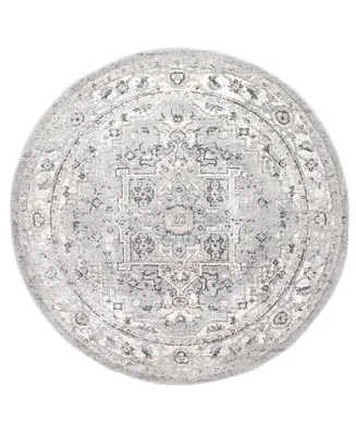 nuLoom Sundry ACSD05A 6' x 6' Round Area Rug - Silver