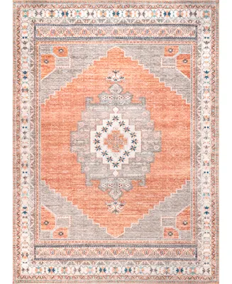 nuLoom Aurora HJAU02A Machine-Washable 4' x 6' Area Rug