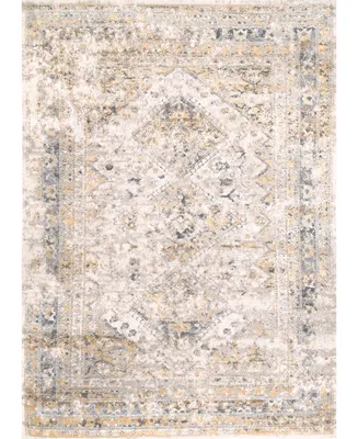 nuLoom Druzy CFDR05B 6'7" x 9' Area Rug - Gold