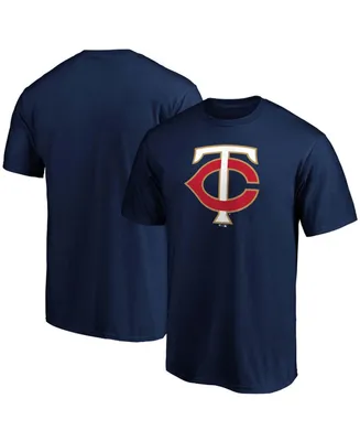 Men's Navy Minnesota Twins Official Logo T-shirt