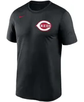 Men's Black Cincinnati Reds Wordmark Legend T-shirt