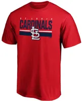 Men's Red St. Louis Cardinals Team Logo End Game T-shirt