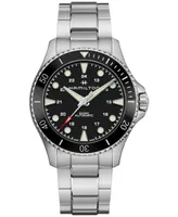 Hamilton Men's Swiss Automatic Khaki Navy Scuba Stainless Steel Bracelet Watch 43mm