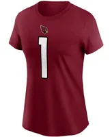 Women's Kyler Murray Cardinal Arizona Cardinals Name Number T-shirt