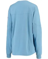 Women's Carolina Light Blue North Tar Heels Edith Long Sleeve T-shirt