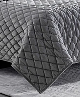 Vera Wang Diamond Velvet 3 Piece Quilt Set
