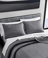 Closeout! Vera Wang Herringbone Stitch 3 Piece Quilt Set